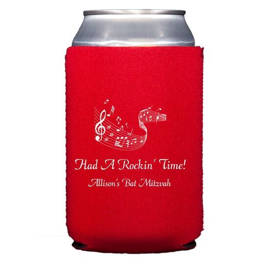 Musical Staff Collapsible Koozies